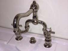 bathroom sink and faucet installation