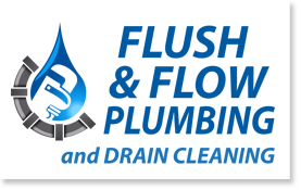 flush & flow plumging logo